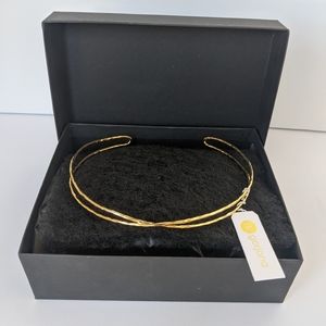 Gorjana 18k Gold Plated Elea Collar Necklace
